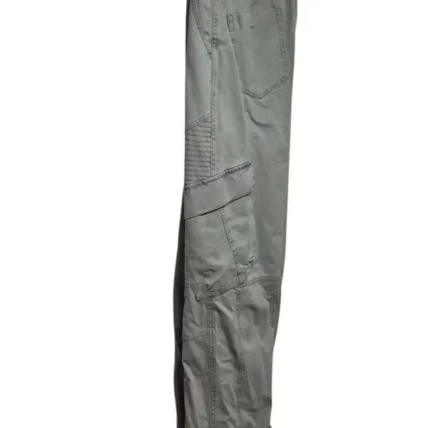 [BUNJANG] NOUNOU Washiion Byker Cargo Pants (Gray) (Sample) / 노운 우연 washed biker cargo pants (gray)(샘플)