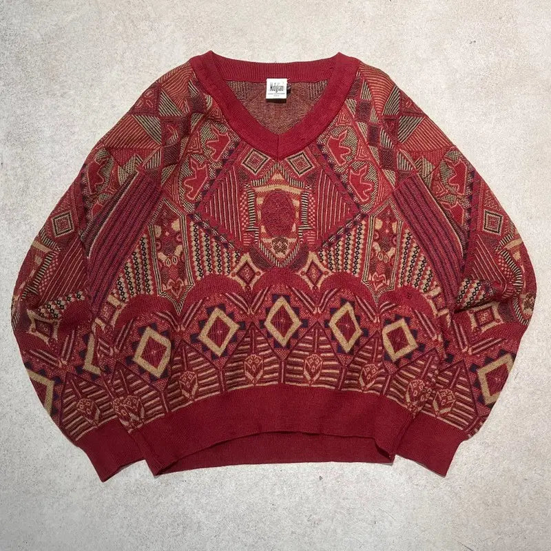 [BUNJANG] Modigliani Ethnic Wool Knit / 모딜리아니 이태리 에스닉 울 니트s13017