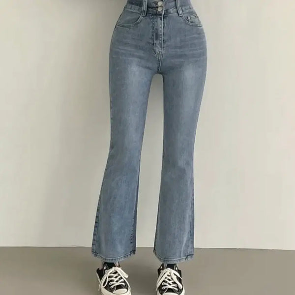 [BUNJANG] Light Blue Wash Bootcut Jeans / 연청 부츠컷 청바지