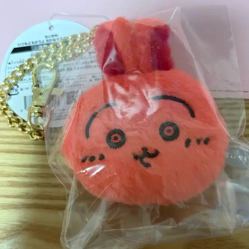 [BUNJANG] Chiikawa Usagi Red Rabbit Face Keyring / 먼작귀 치이카와 오카오 아카이 우사기 빨간 우사기 얼굴 키링 판매 양도