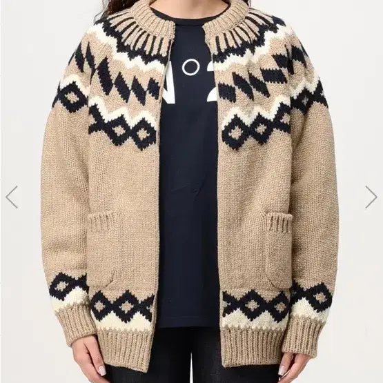 [BUNJANG] N21 Nordic Pattern Sweater Cardigan / N21 노르딕 스웨터 가디건