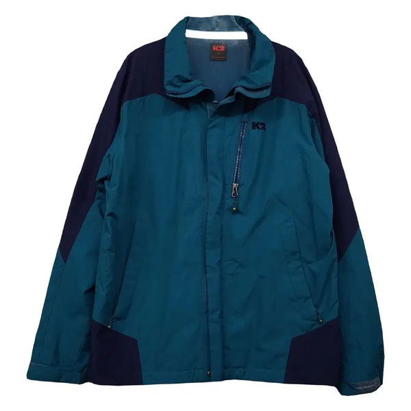 [BUNJANG] K2 Teal Mint Polyester Windbreaker 100 / K2 청록 민트 폴리에스터 100% 등산 아웃도어 방풍 바람막이 100