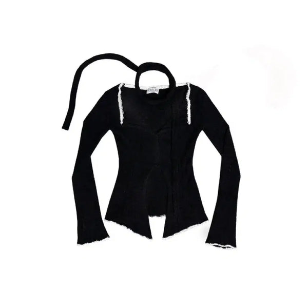 [BUNJANG] Newearlin Rabbit Knit Black / 뉴얼린 래빗니트 블랙