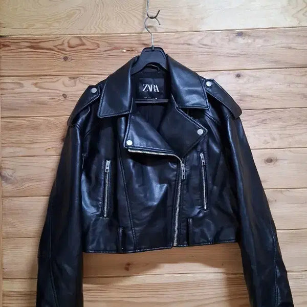 [BUNJANG] Zara Rider Leather Jacket / 자라 라이더 가죽 자켓