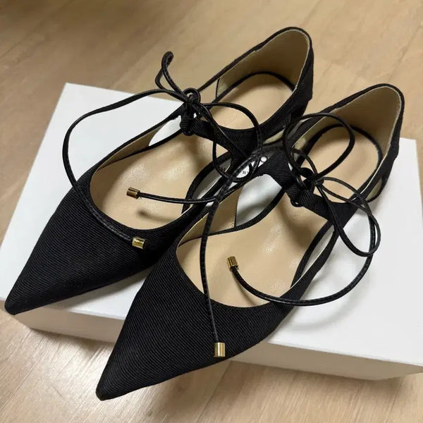 [BUNJANG] Bronze Couple Custom Flat Shoes - Size 235 / 브론즈부부 제작화 235