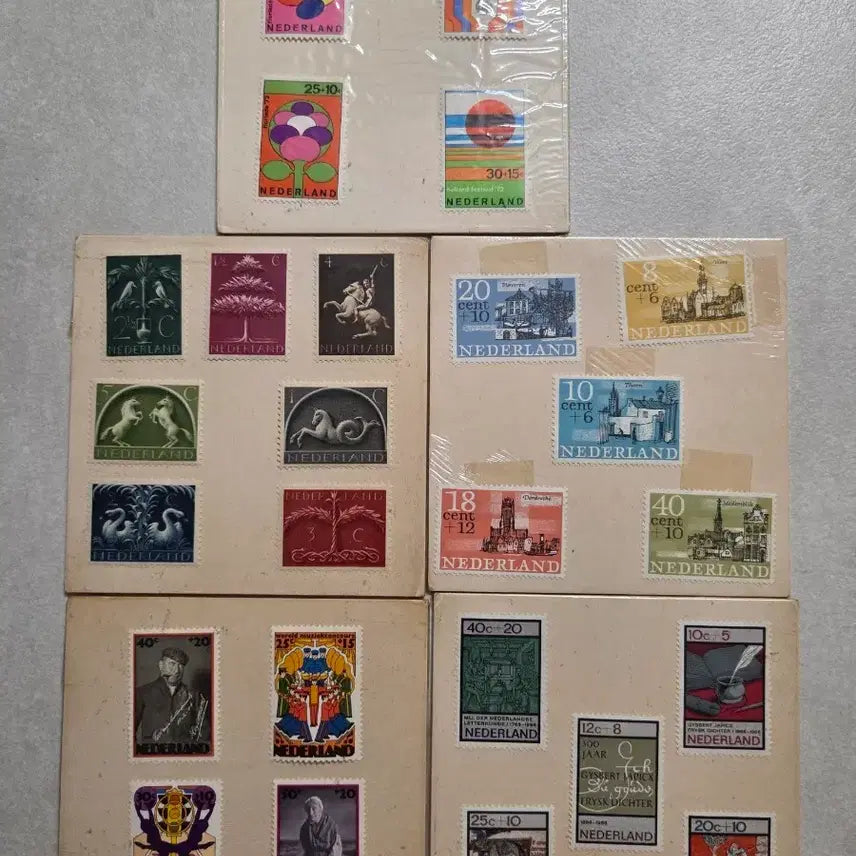 [BUNJANG] Netherlands Stamp Set / 네덜란드 우표 세트