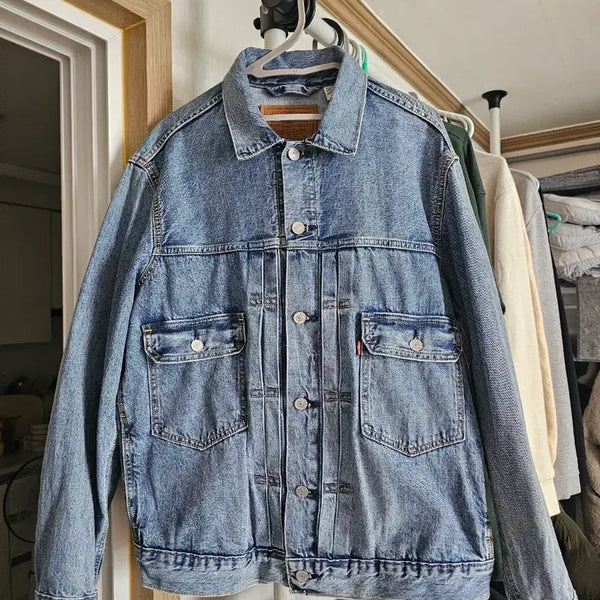 [BUNJANG] Levi's Premium Type 2 Denim Jacket M / 리바이스 타입2 프리미엄 청자켓 m 팝니다