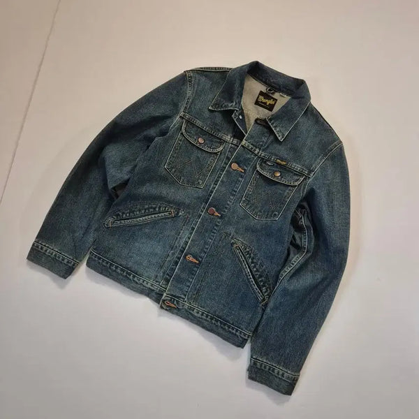 [BUNJANG] Wrangler Denim Trucker Jacket / Wrangler 랭글러 데님 트러커