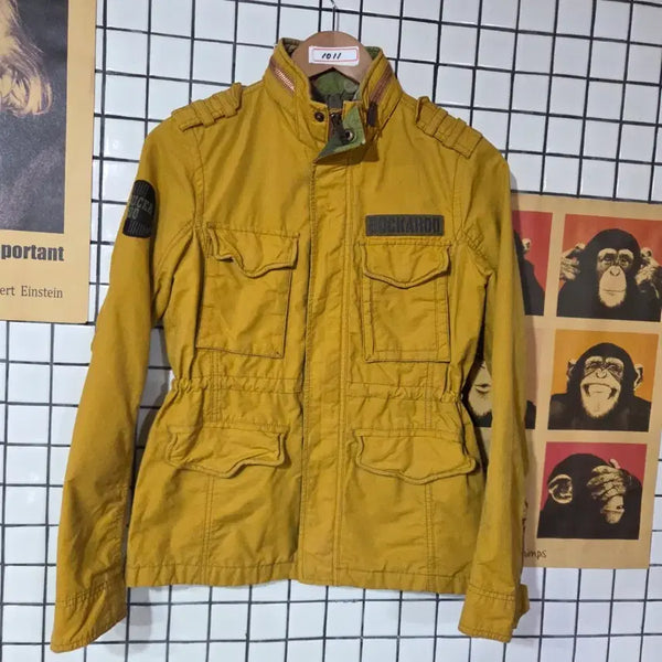 [BUNJANG] Buckaroo Khaki Jacket Yellow / 버카루 야상 자켓 옐로우1011