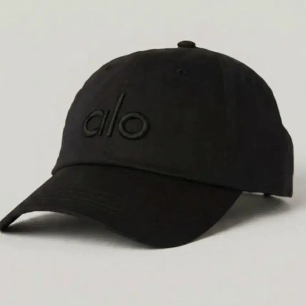 [BUNJANG] Alo Classic Logo Baseball Cap / 새상품 ) 알로 모자 올블랙 / 검흰/ 흰검
