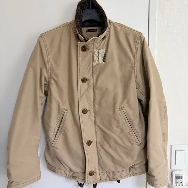 [BUNJANG] Blublu N1 Deck Jacket Beige / 블루블루 n1 덱자켓