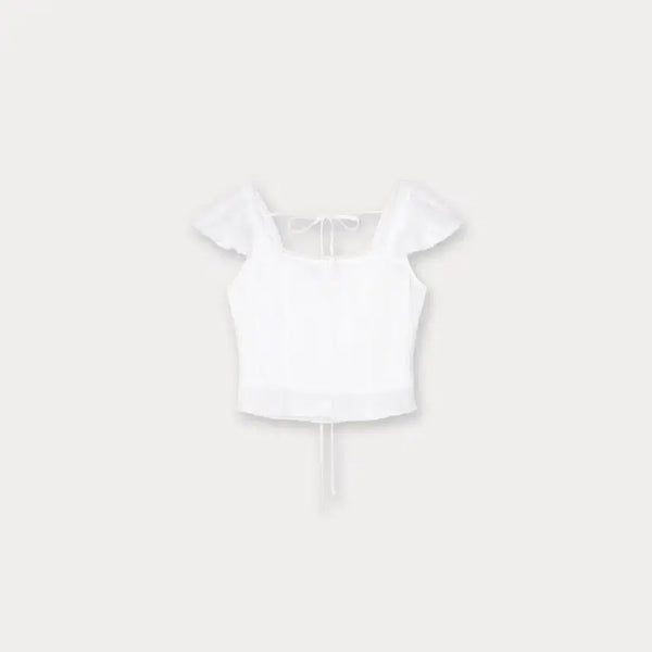 [BUNJANG] OHTH Lace Line Blouse S / 온트 레이스라인 블라우스 S