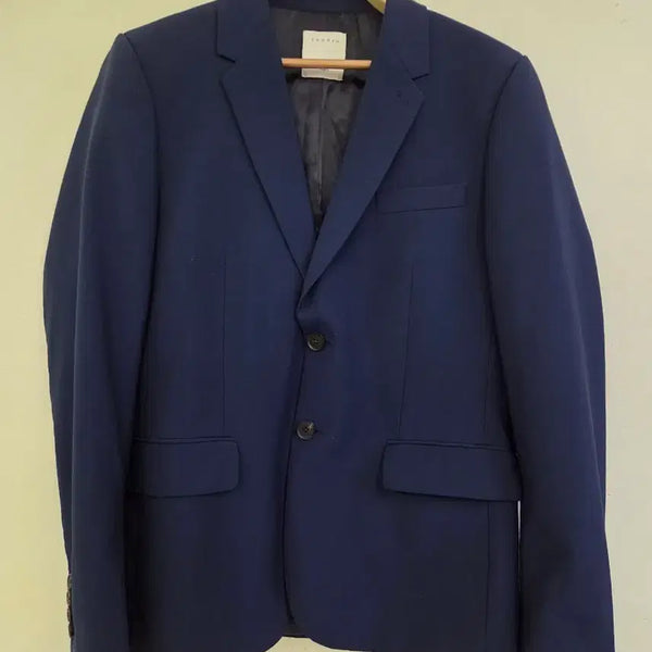 [BUNJANG] Sandro Navy Blazer Jacket Size 50 / 산드로 네이비 블레이저 자켓 50