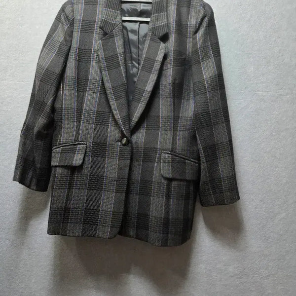 [BUNJANG] Check Pattern Jacket / 체크 패턴 재킷