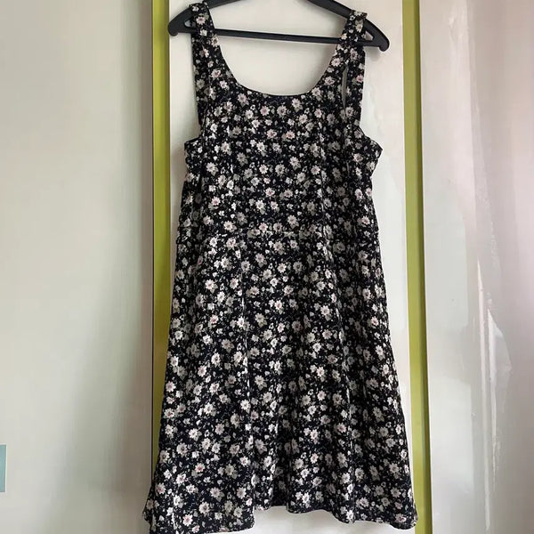 [BUNJANG] Floral Pattern Midi Dress / 플로럴 패턴 원피스