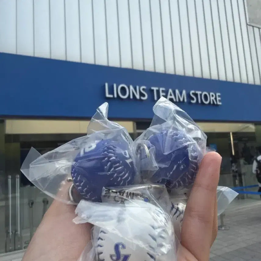 [BUNJANG] Samsung Lions Baseball Keyring / 삼성라이온즈 야구공키링