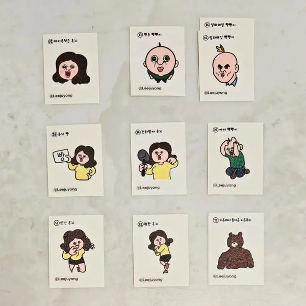[BUNJANG] Bbangyi Sticker Collection / (새상품)빵빵이 띠부씰 팔아요.