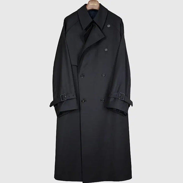 [BUNJANG] Morpheus Trench Coat Black 42 / 포커페이스 / 모피어스 트렌치코트 블랙 / 42