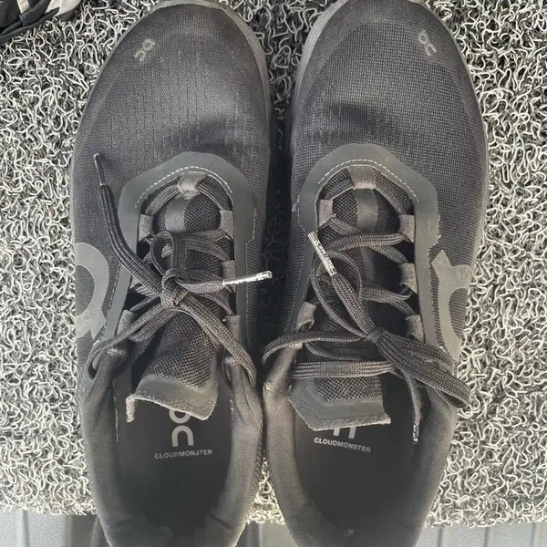 [BUNJANG] On Cloudmonster Black Running Shoes / 온 클라우드몬스터 블랙 운동화