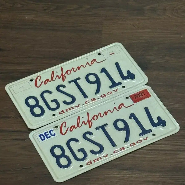 [BUNJANG] California License Plate Bundle / 미국 현지 캘리포니아 번호판 4개사면 1개 드립니다.