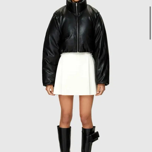 [BUNJANG] LOW CLASSIC Cropped Padded Jacket / 로우클래식 크롭 패딩 여성숏패딩 여성패딩 여성패딩자켓 여성패딩조끼 여성겨울자켓 여성겨울코트