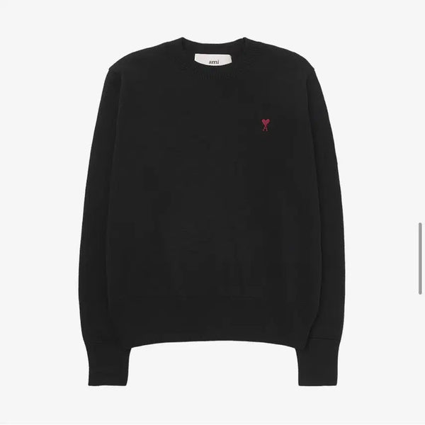 [BUNJANG] AMI Black Knit L / 아미 블랙 니트 L