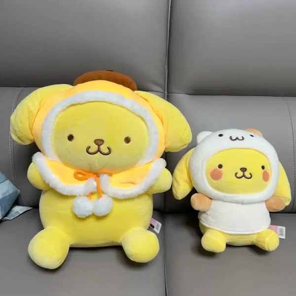 [BUNJANG] Sanrio Pompompurin Plush Doll Set / 산리오 폼폼푸린 폼푸 인형 세트