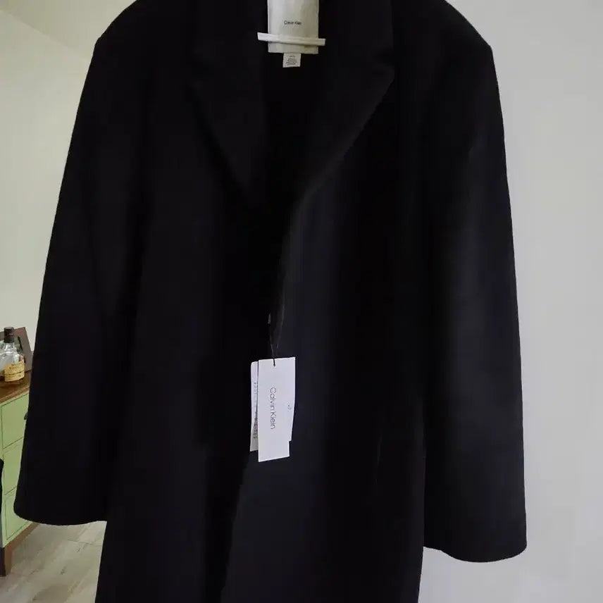 [BUNJANG] Calvin Klein Black Wool Coat / 캘빈 클라인 코트