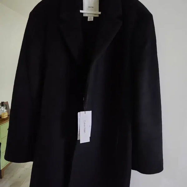 [BUNJANG] Calvin Klein Black Wool Coat / 캘빈 클라인 코트