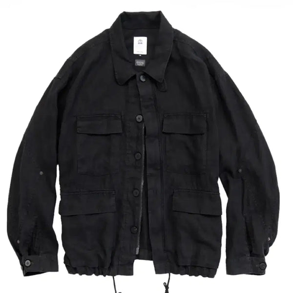 [BUNJANG] Polilu Linen Field Jacket Black / 3) 폴리테루 린넨필드자켓 블랙