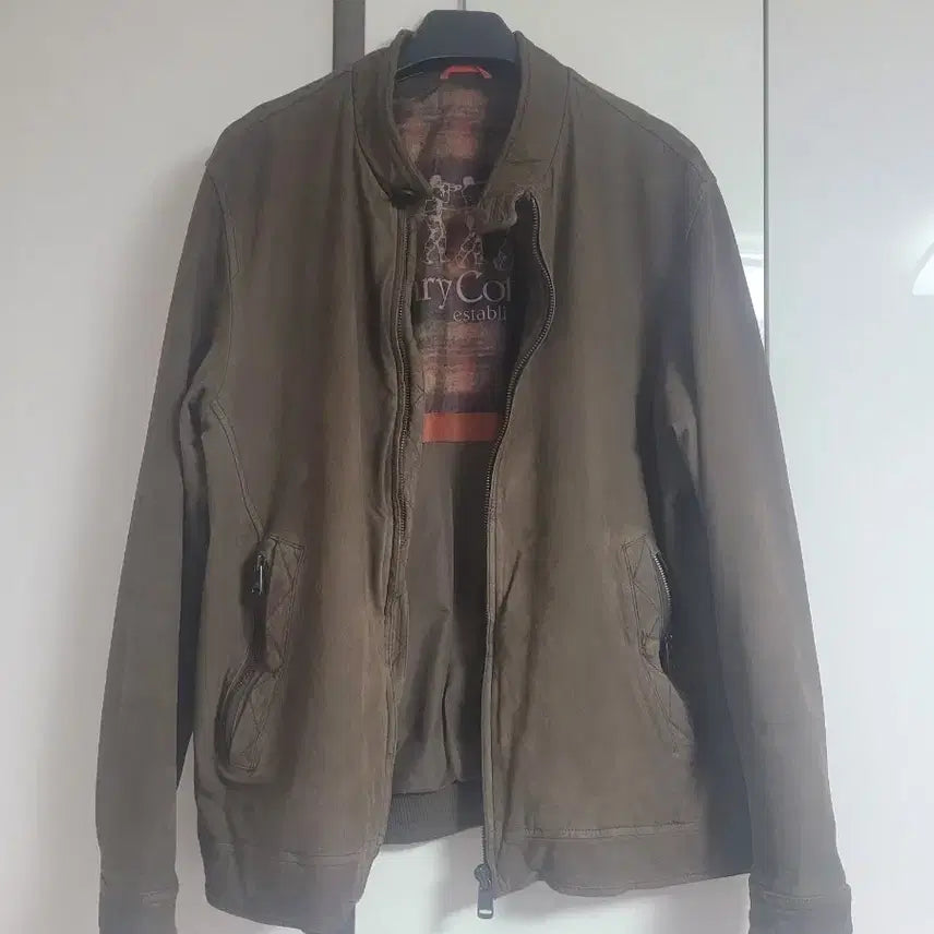 [BUNJANG] Henry Cotton's Leather Jacket / 헨리코튼 가죽자텟