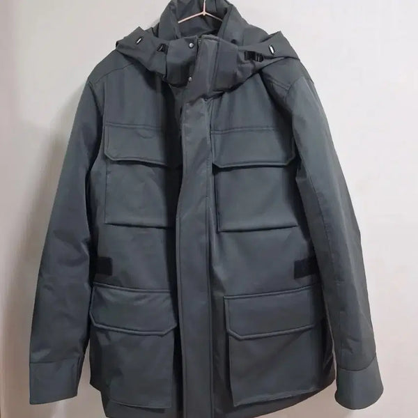 [BUNJANG] System Goose Down Padding Jacket Charcoal Size 105 / 시스템 구스다운