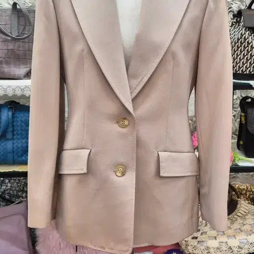 [BUNJANG] Sandolia 100% Wool Jacket Beige/Ivory / SANDOLIA 모 100% 자켓 55 66