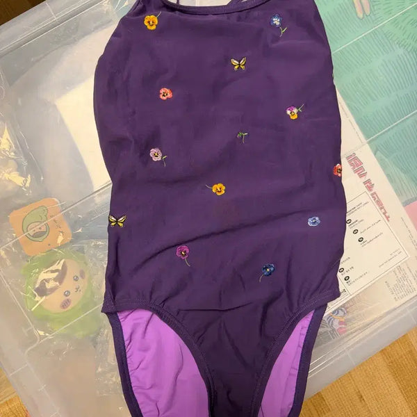 [BUNJANG] Hugsie Pansy Swimsuit / 후그 팬지 수영복