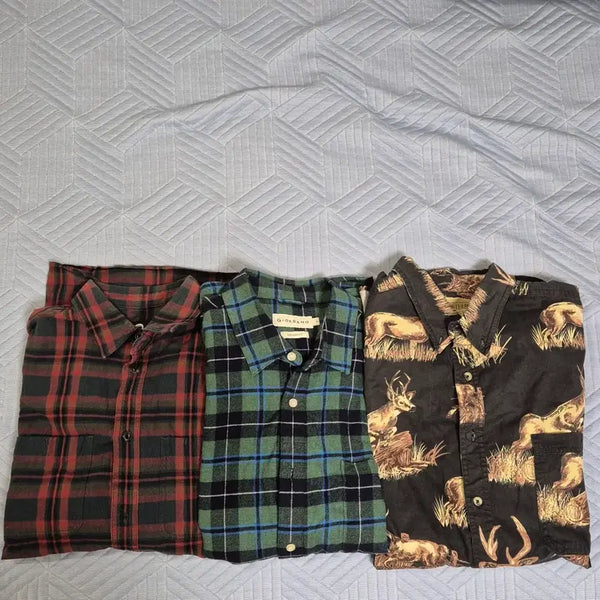 [BUNJANG] Penfield Checkered Shirt Red Pattern M / 펜필드 체크 셔츠 M 레드 패턴
