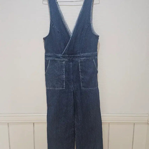 [BUNJANG] Denim Overalls Jumpsuit / 청데님