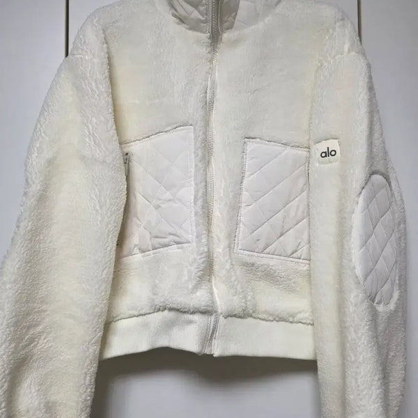 [BUNJANG] Allo Fleece Jacket Ivory L / 알로 플리스 자켓 아이보리 L