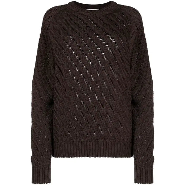 [BUNJANG] Lemaire Diagonal Knit Brown (23SS) / 르메르 다이애그널 니트 브라운 (23SS)