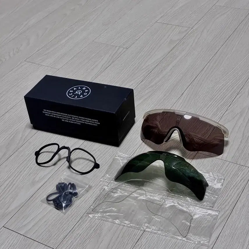 [BUNJANG] Alba Optics Full Set Goggles / 알바옵틱스 고글 풀세트