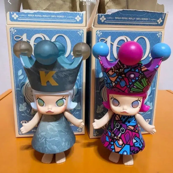 [BUNJANG] Pop Mart Molly 100% + Cat Keychain Bundle Set / 팝마트 몰리 100%+고양이키링