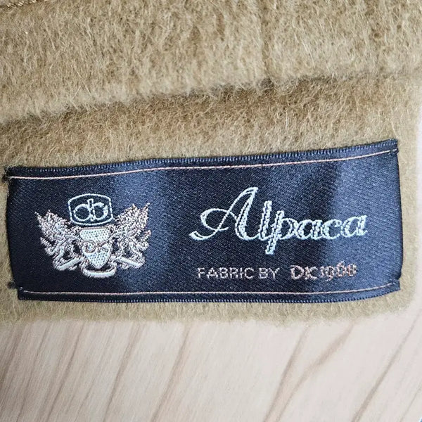 [BUNJANG] Crocodile Alpaca Coat / 크로커다일 알파카 코트