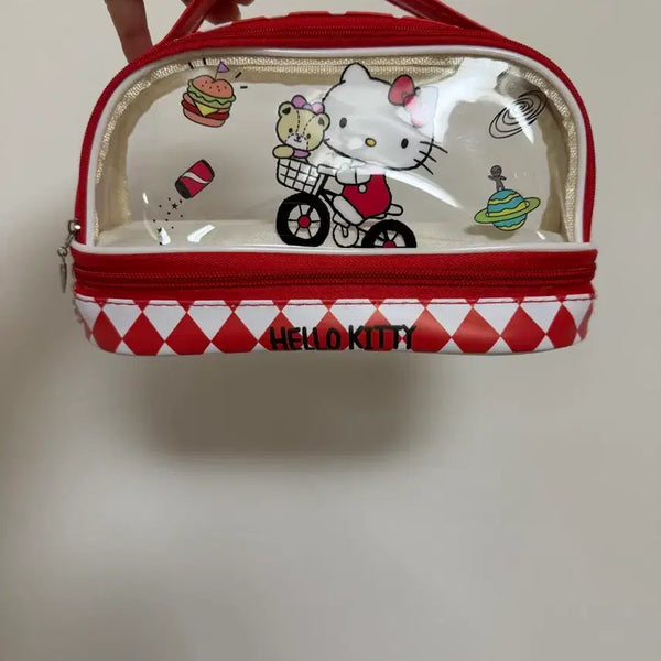 [BUNJANG] Hello Kitty Clear Pouch / 헬로키티 투명 파우치
