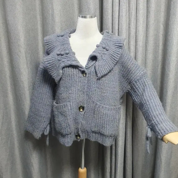 [BUNJANG] Mohair Collar Knit / 모헤어 카라 니트