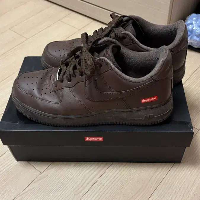 [BUNJANG] Supreme Air Force 1 Low Brown / 슈프림 에어포스 1 로우 브라운