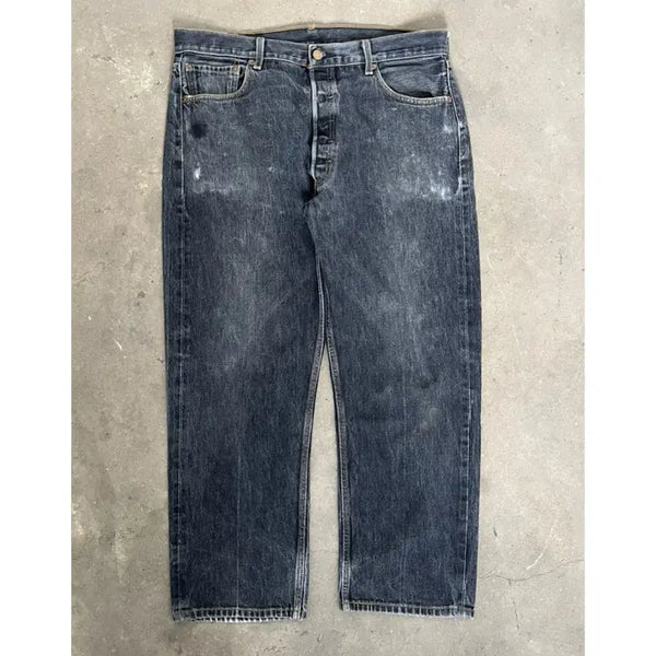 [BUNJANG] Levi's 501 Black Denim Pants / Levi's 501 흑청 데님팬츠
