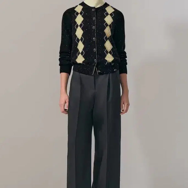 [BUNJANG] Mine Argyle Cardigan / 마인 아가일  가디건  24년