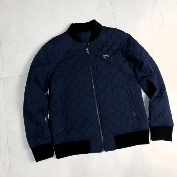 [BUNJANG] Lacoste Quilted Bomber Jacket Size 95 / 라코스테 퀼팅 봄버자켓 95