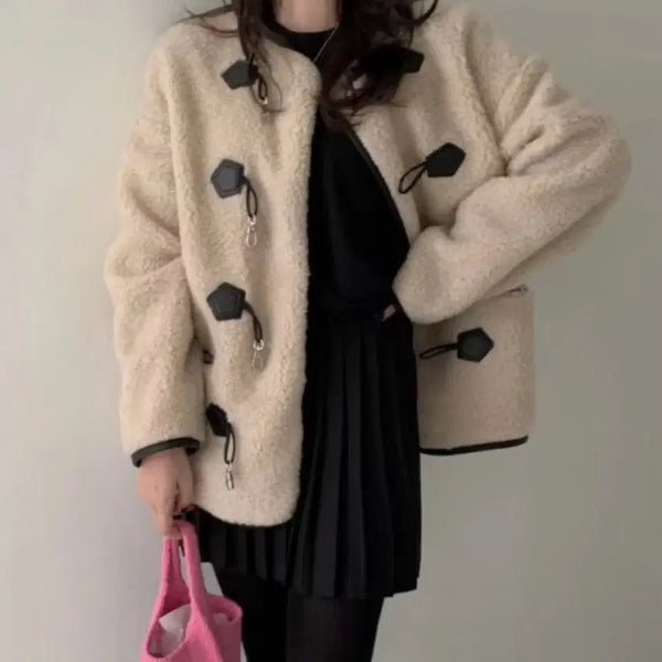 [BUNJANG] PYT "Fraying" Duffle Fleece Jacket / Pyt 프영띵 더플 뽀글이