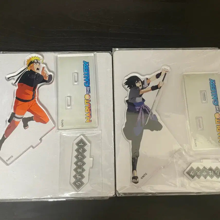 [BUNJANG] Naruto The Gallery Sasuke Acrylic Stand Set / 나루토 더 갤러리 아크릴 스탠드 사스케 세트