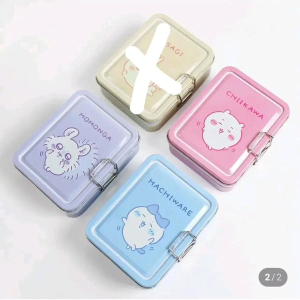 [BUNJANG] Chiikawa Character Metal Double Lock Case / 먼작귀 캐릭터 메탈 더블락 케이스